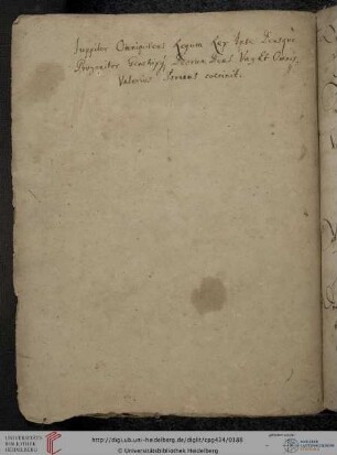 Quintus Valerius, Vers, lat.