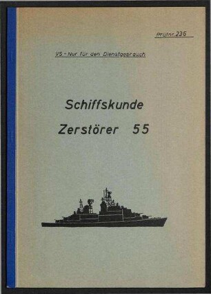Vorläufige Schiffskunde Zerstörer Typ 55