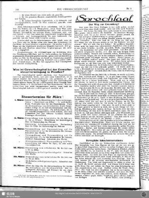 Steuertermine für März