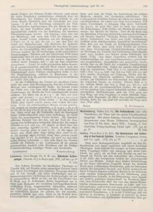 701-702 [Rezension] Leeuwen, E. H. van, Bijbelsche Anthropologie