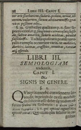 Caput I. De Signis In Genere