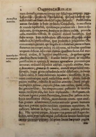 Opera oeconomica : p. 1.2.
