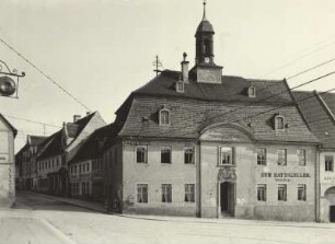 Strehla, Marktplatz, Rathaus