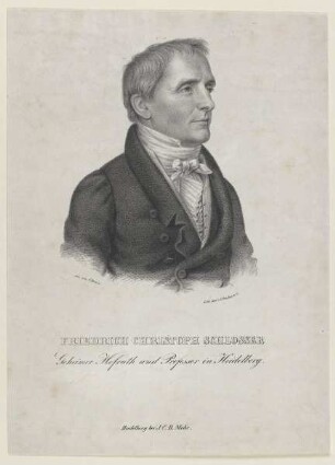 Bildnis des Friedrich Christoph Schlosser