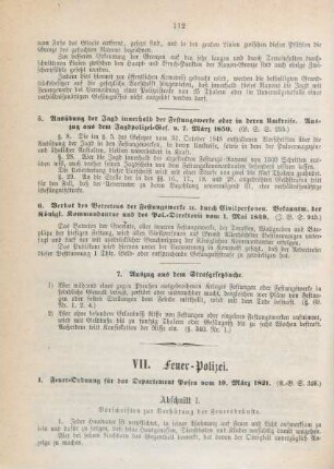 VII. Feuer-Polizei