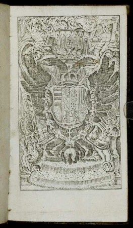 [...Nebst Vorsetzung des Herrn Cammer-Richters Hrn. Präsidenten und Hrn. Assessoren Wappen...]