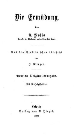 Die Ermüdung