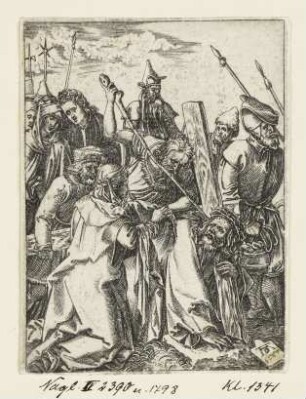 Kreuztragung, aus: Nicolò Nelli, "Redemptionis humanae mysteria", Venedig 1568