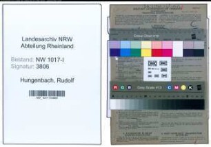 Entnazifizierung Rudolf Hungenbach , geb. 12.04.1917 ()