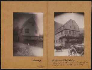 Altes Zollhaus, Beilstein: Ansichten (aus: Skizzen- und Fotoalbum 19)
