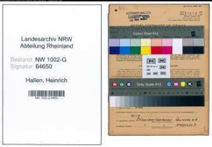 Entnazifizierung Heinrich Hallen, geb. 16.03.1897 (Kaufmann)