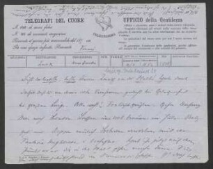 Telegramm an Hans von Bülow : 14.03.1879