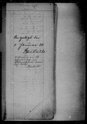 Kassenführung der Station Atakpame. Kassentagebuch Einnahmen und Ausgaben