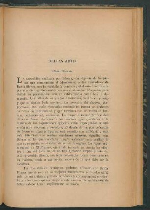Bellas artes