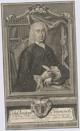 Bildnis des Joh. Christoph Dommerich