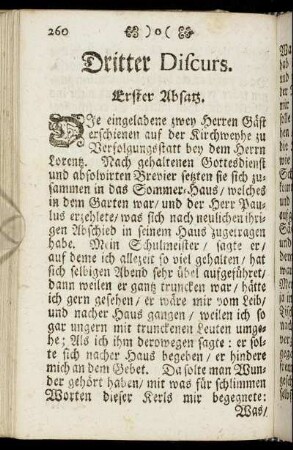 Dritter Discurs.