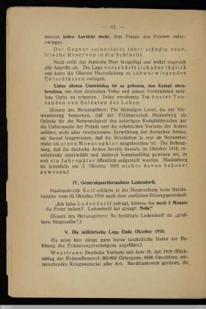 IV. Generalquartiermeister Ludendorff