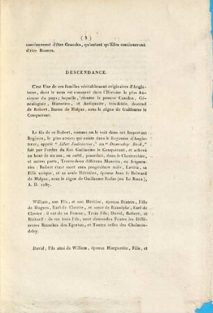 Extrait avec additions, du no. 44. (volume XI) du Monthly Repertory du mois de Novembre, 1810 : [Bridgewater (Earl of)]