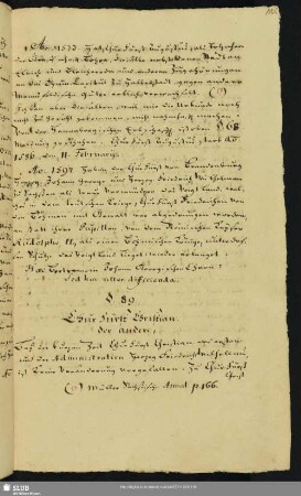 § 89 Churfürst Christian der andere