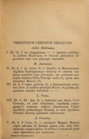Ammiani Marcellini rerum gestarum libri qui supersunt, 1