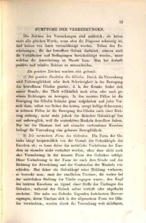 Die Verrenkungen der Knochen