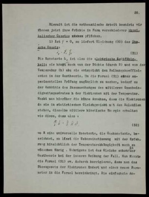1. Ohm'sches Gesetz