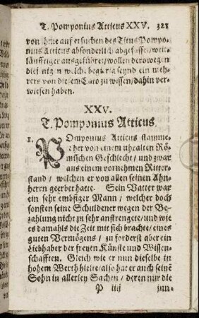 XXV. T. Pomponius Atticus.