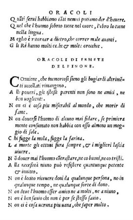 Oracoli Di Ermete Delfinone.