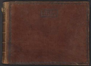 5 Operas, Excerpts, V, strings, cor (2) - BSB Mus.ms. 255 : [spine title:] DEL // SIG: // GALUPI // [cover title:] ARIE // DEL SIG: // GALUPPI.
