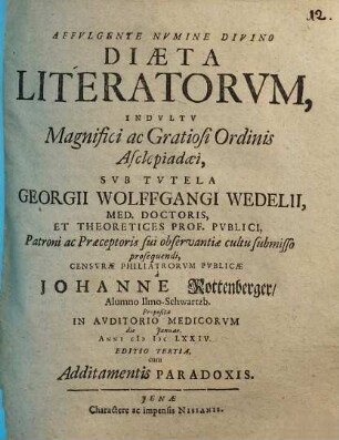 Diaeta Literatorum