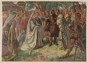 Schulwandbild (Schulwandbild "Nibelungen 3")