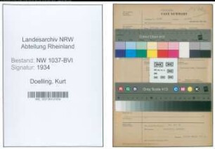 Entnazifizierung Kurt Doelling , geb. 17.09.1892 (Stadtinspktor)
