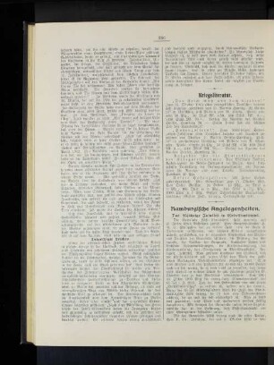 Kriegsliteratur.