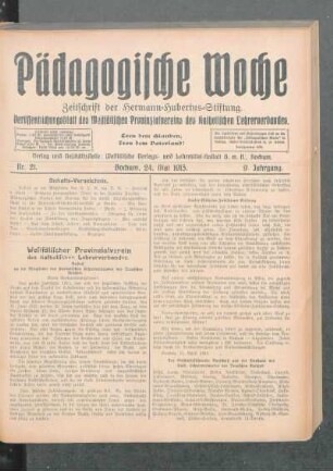 Westfälischer Provinzialverein des Katholischen Lehrerverbandes : Aufruf an die Mitglieder des Katholischen Lehrerverbandes des Deutschen Reiches