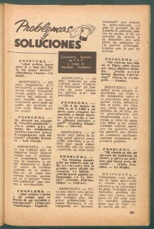 Problemas y soluciones : Consultorio gratuito de PBT a cargo de Napoleón Verdadero