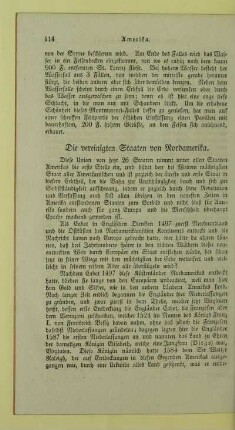 Die vereinigten Staaten von Nordamerika
