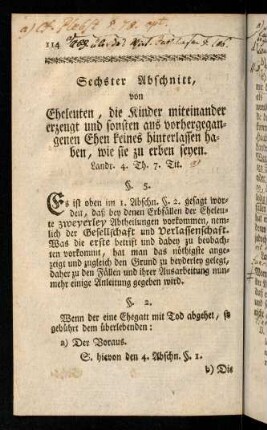 114-144, Sechster Abschnitt