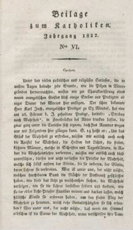 XXXIII-XLVIII Beilage Nr. VI