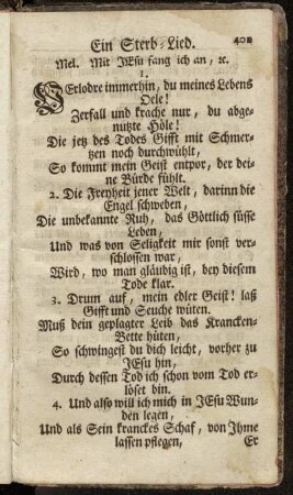 Ein Sterb-Lied.