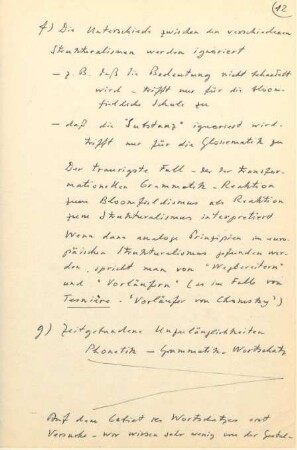 12-13, g) Zeitgebundene Unzulänglichkeiten
