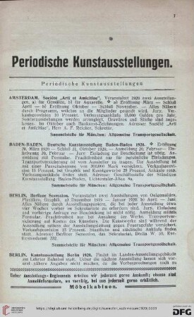 Periodische Kunstausstellungen