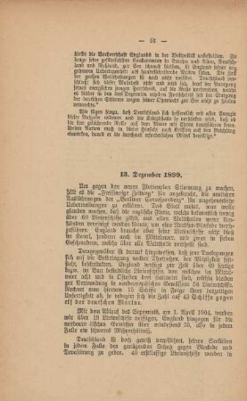 13. Dezember 1899