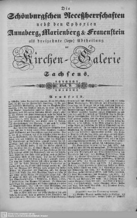 Arnsfeld, Dennheritz, Die Parochie Mülsen St. Jacob : 7. Lieferung