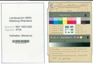 Entnazifizierung Marianne Vielhaber , geb. 02.06.1903 ()
