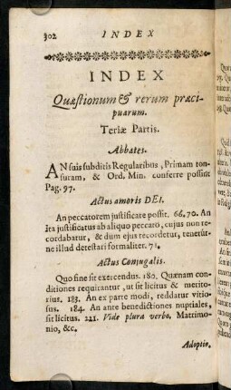 302-313, Abbates. - Fornicatio.