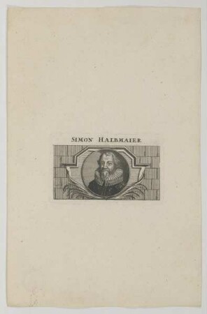 Bildnis des Simon Halbmaier
