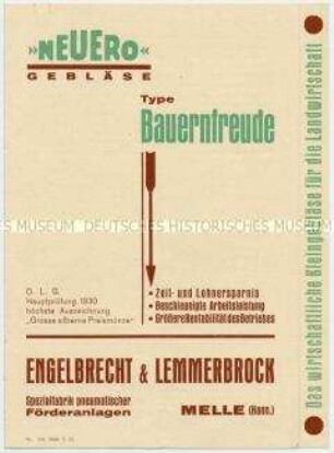 Gebläse Type Bauernfreude