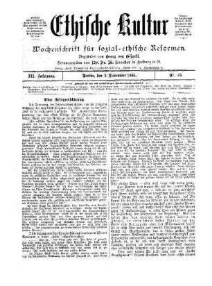 Eine Kriegserklärung