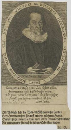 Bildnis des Iohannes Heermannus