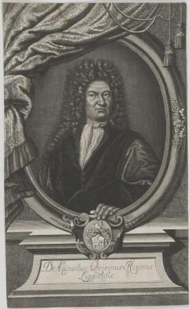 Bildnis des Augustus Quirinus Rivinus